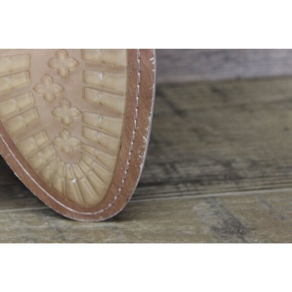 Sam Edelman Palmer‎ Ankle Boots Women’s Size 8.5 Putty Distressed Leather - Picture 12 of 15